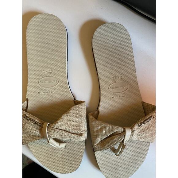 HAVAINAS Women's Flip Flop St Tropez Shine Sandal 10 - Picture 7 of 8